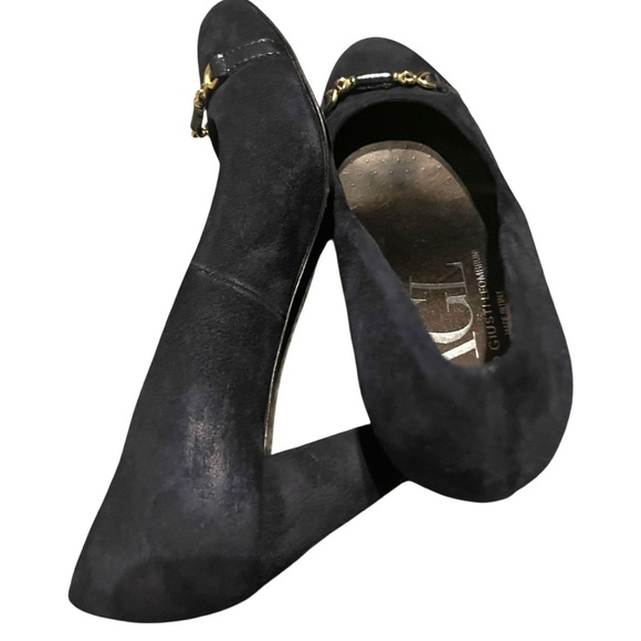 AGL Black heels with Gold Detailing 36.5/6 - Picture 13 of 16